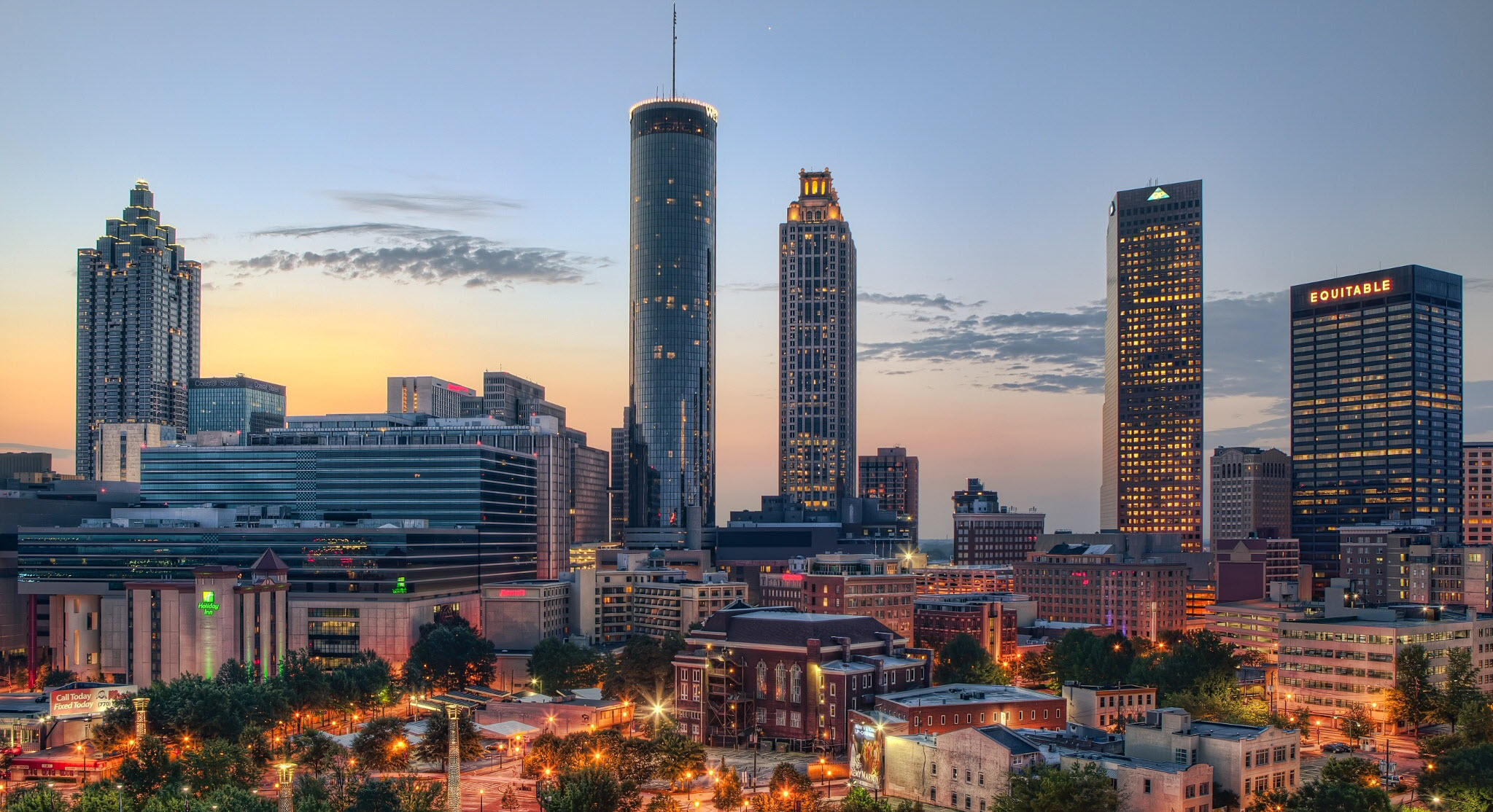 Atlanta City Skyline